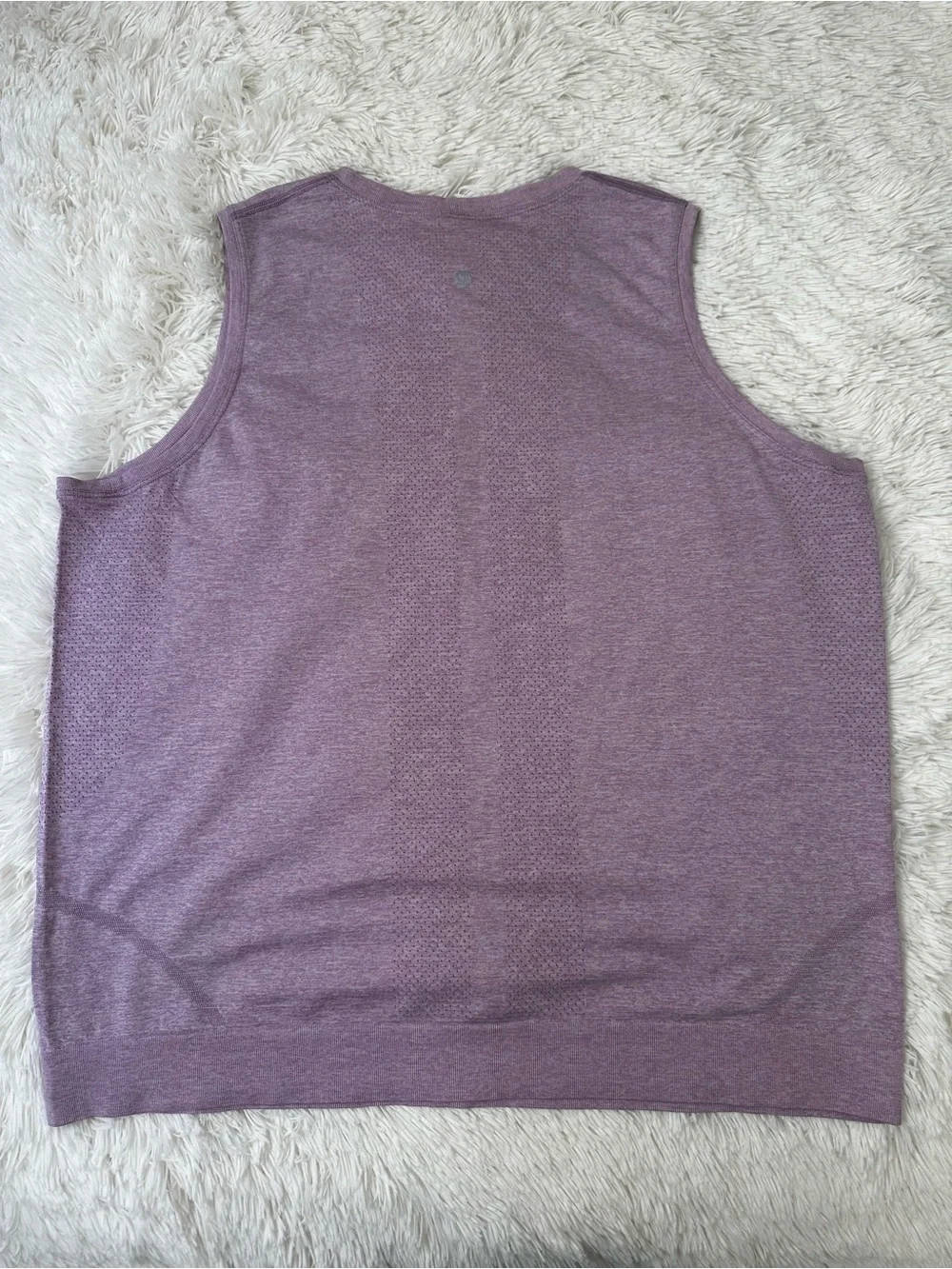 Lululemon Swiftly Breeze Tank Top Heather Mauve Purple Sleeveless Size: 14